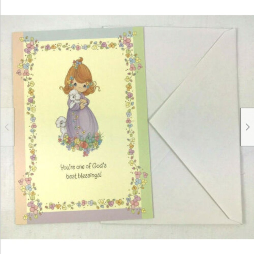 Vtg Unused Hallmark Precious Moments GRANDMOTHER Greeting Card 2003 Religious